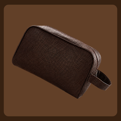 Leather Toiletry Bag